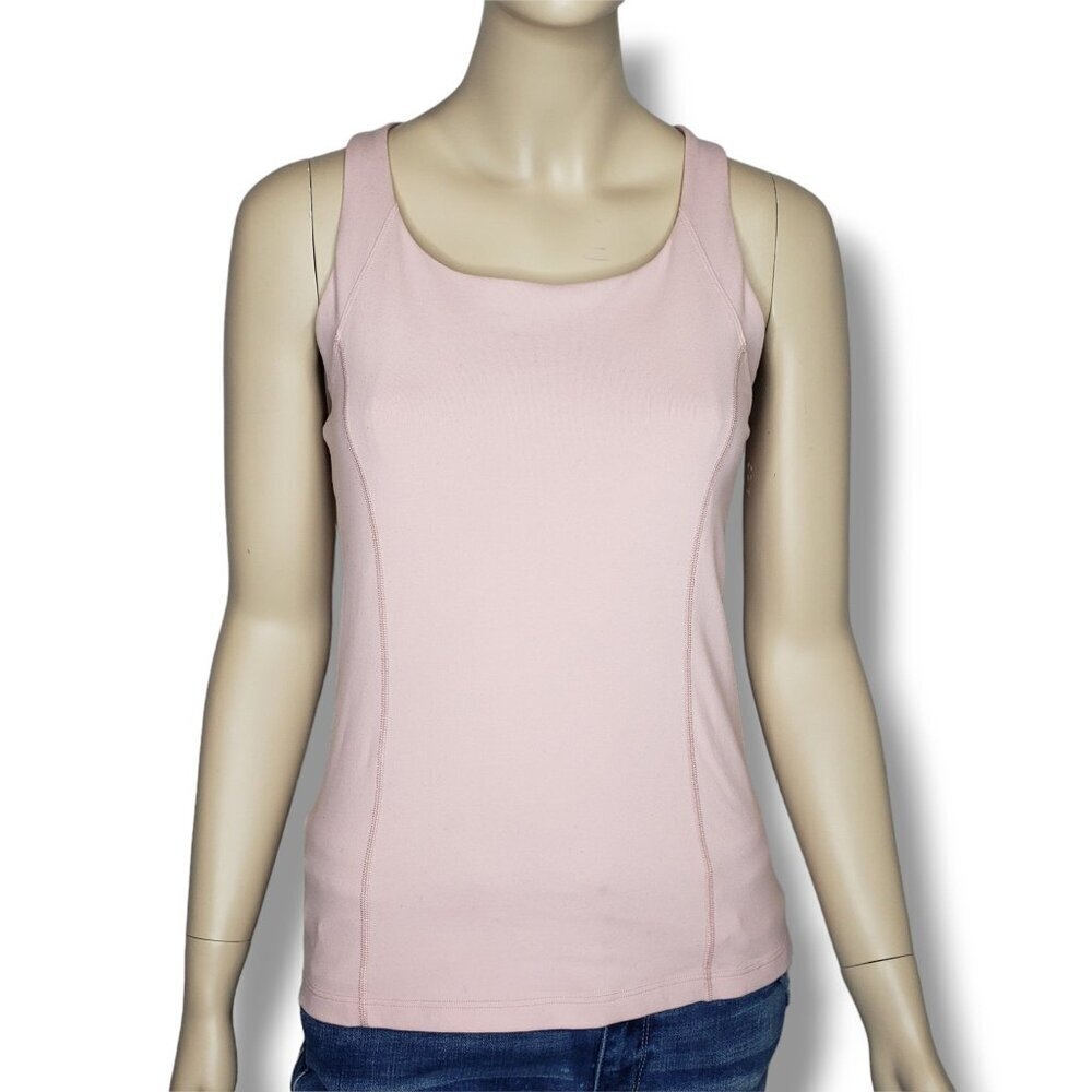 Lululemon Cross It Off Tank Womens 8 Faint Coral Luon Racerback Top W1BQDS